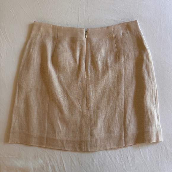 Jcrew Button-front linen-cupro blend skirt - Picture 5 of 5